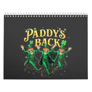 Paddy's Back Funny St Patrick's Day Trump Unterstü Kalender