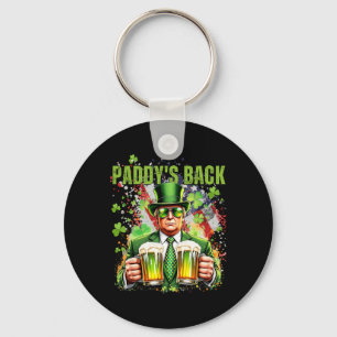 Paddy's Back Funny Trump St Patricks Day Irish Sha Schlüsselanhänger