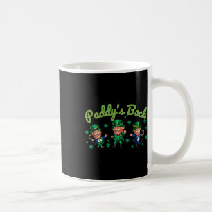 Paddys Back Funny Trump St Patricks Day Irish Sham Kaffeetasse