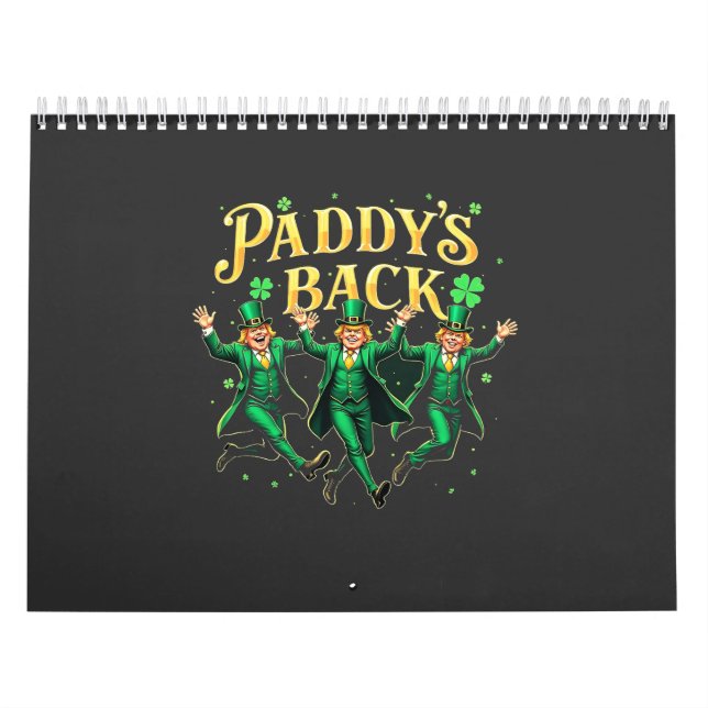 Paddy's Back St Patrick's Day Trump tanzen Kalender (Titelbild)