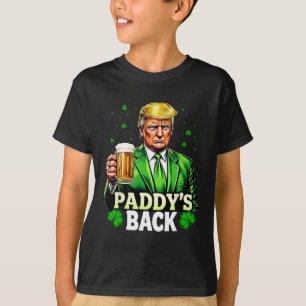 Paddy's Back Trump Beer Kleeblatt St Patricks Day T-Shirt