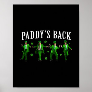 Paddy's Ck Lustiger Trump St. Patrick's Day Irisch Poster