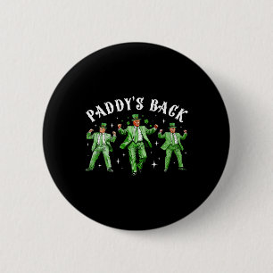 Paddy's Ck Lustiger Trump St. Patrick's Tag Glückl Button