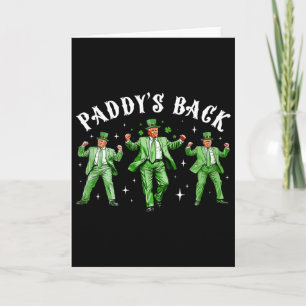 Paddy's Ck Lustiger Trump St. Patrick's Tag Glückl Karte