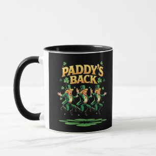Paddy's zurück lustiger Trump St. Patrick Tag Leop Tasse
