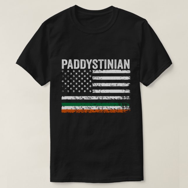 Paddystinische Solidarität zwischen Irland und den T-Shirt (Design vorne)