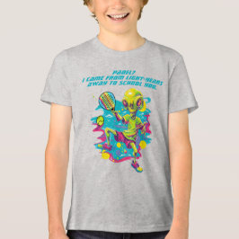 👽Padel Behold – die „Lil’ Smashonaut Supreme“ Kid Tri-Blend Shirt