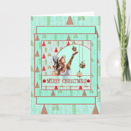 Padel Christmas Card – Padel Retro Christmas Karte