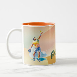 Padel Coffee Mug: Vibrant Style Collection Vol.1 Zweifarbige Tasse