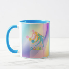 PADEL COFFEE MUG– VIBRANT STYLE for HER BRIGHTS Tasse