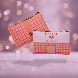 Padel Cosmetic Bag - Social Club Gingham Brights Zubehörtasche