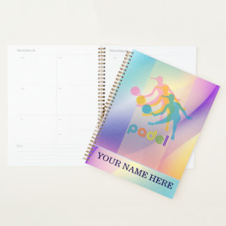 Padel Day Planner – Vibrant Hues for Her Planer