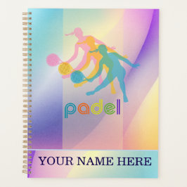 Padel Day Planner – Vibrant Hues for Her Planer