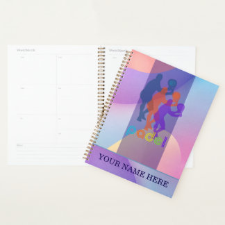Padel Day Planner – Vibrant Hues for Him Planer