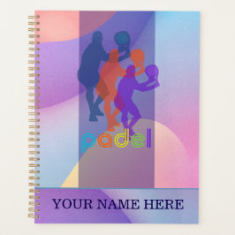 Padel Day Planner – Vibrant Hues for Him Planer