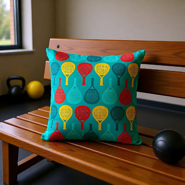 Padel-Erholung: aktiviert Kissen (Padel Rest Mode Activated Throw Pillow)