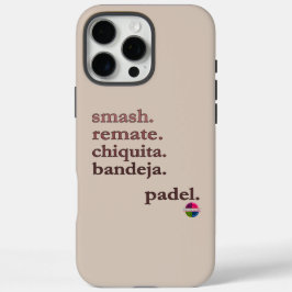 Padel-Handyhülle - Personalisierbares Wort Vibe Ta iPhone 16 Pro Max Hülle