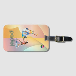Padel Luggage Tag: Vibrant Style Collection Vol.1 Gepäckanhänger