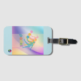 PADEL LUGGAGE TAG – VIBRANT STYLE for HER BRIGHTS Gepäckanhänger