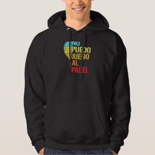 Padel Paddle Tennis keine Idee, wie man Padel Span Hoodie
