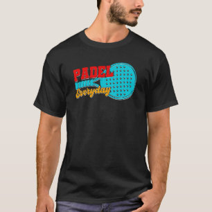 Padel-Paddle-Tennis-Paddel-Schläger Ball Vintage 8 T-Shirt