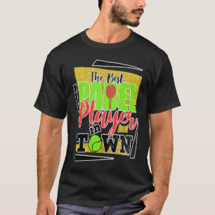 Padel-Paddle-Tennis-Schläger-Racquet-Ball Vintage  T-Shirt