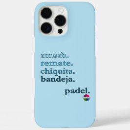 Padel Phone Case-Personalize Word Vibe Sky Blue iPhone 16 Pro Max Hülle