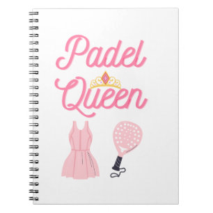 Padel Queen Notebook Notizblock