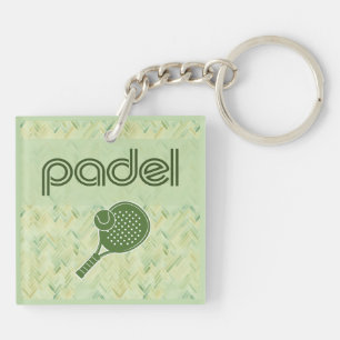 Padel-Schlüsselanhänger – Spanische Fliesen Vibes Schlüsselanhänger