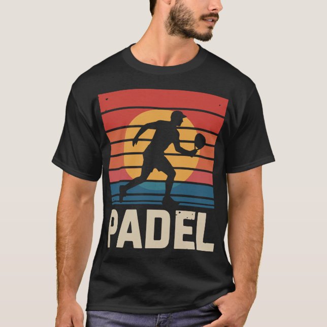 Padel Sport Vintage T-Shirt (Vorderseite)