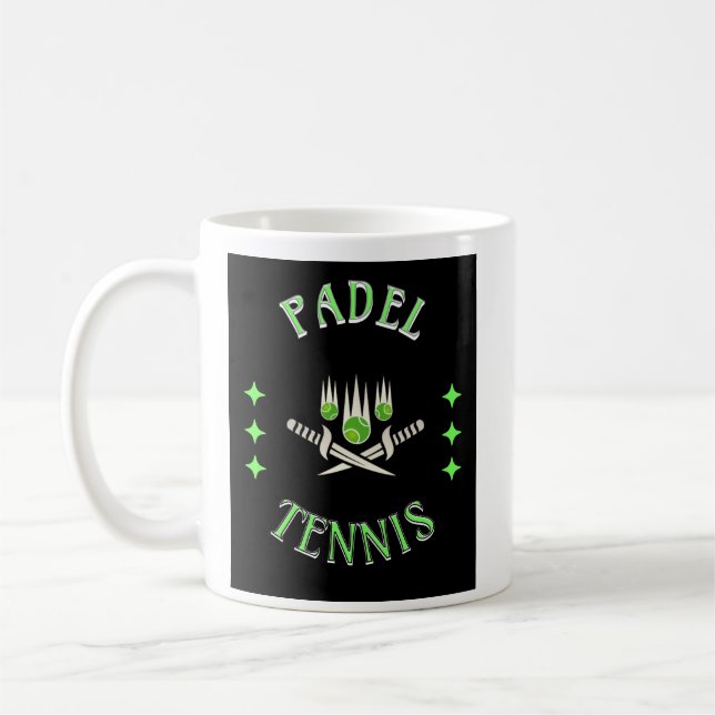 Padel-Tasse mit dem Logo "Army Knife" Kaffeetasse (Links)