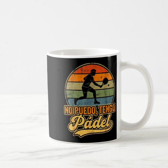 Padel Tennis Padel Players Cool Men Women Padel Gr Kaffeetasse (Rechts)