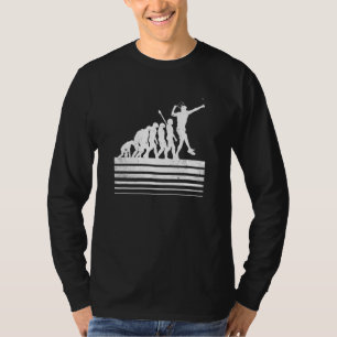 Padel Tennis Player Human Evolution T-Shirt