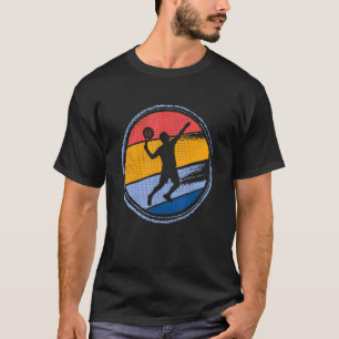 Padel Tennis Retro Vintag Paddleball Padel T-Shirt