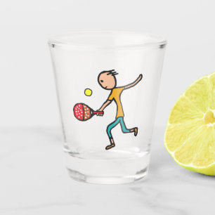 Padel Tennis Schnapsglas