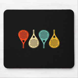 Padel-Tennisschläger Vintage-Sport Mousepad