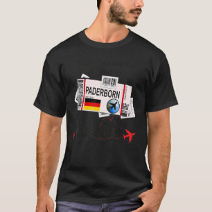 Paderborn Girl - Paderborn Boarding Pass - Paderbo T-Shirt