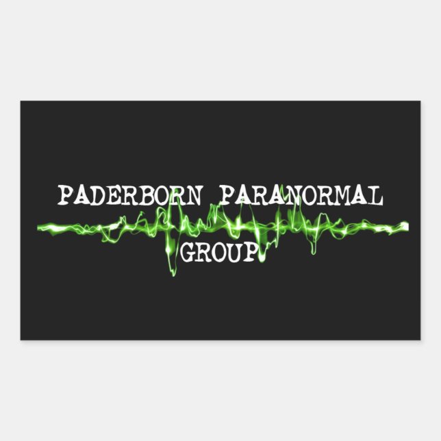 Paderborn Paranormal Group Ghost Hunter Aufkleber (Vorderseite)