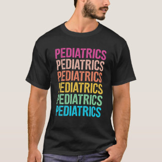 Pädiatrie Retro Rainbow For Pediatrician, PEDS nu T-Shirt