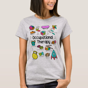 Pädiatrische Berufstherapie Farbvoller T - Shirt