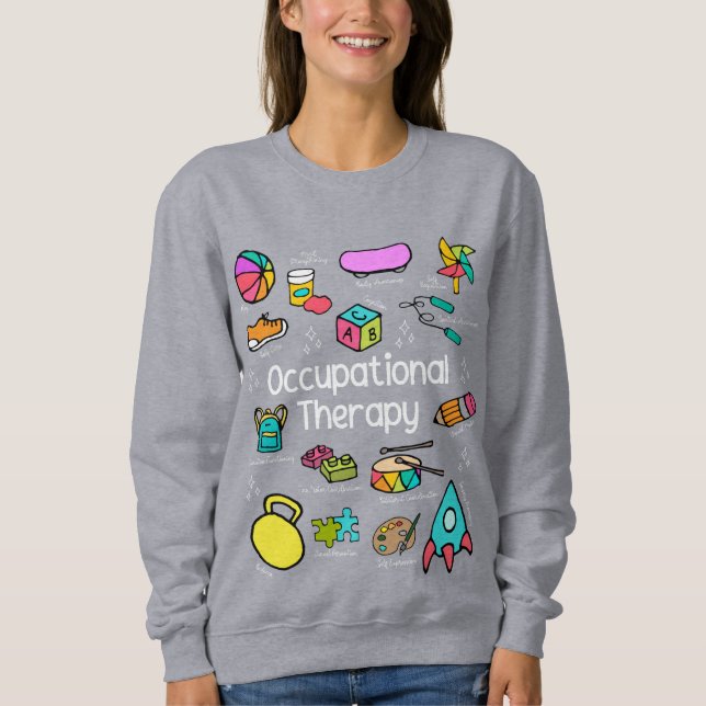 Pädiatrische Berufstherapie Vivid Sweatshirt (Vorderseite)