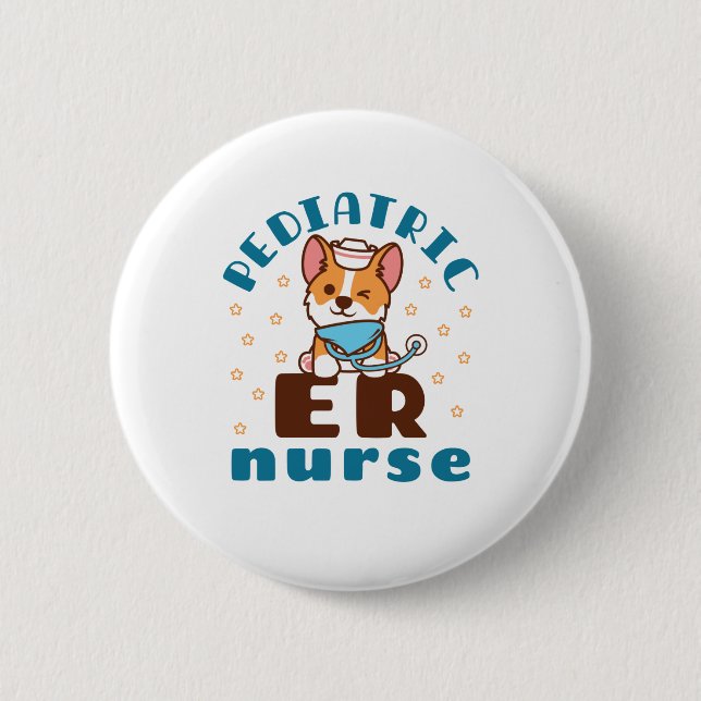 Pädiatrische ER Nurse Button (Vorderseite)