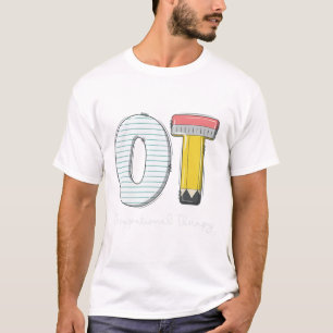 Pädiatrische Ergotherapie Süßer Bleistift Zurück Z T-Shirt