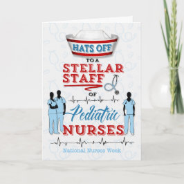 Pädiatrische Krankenpflege für die Woche der Nurse Dankeskarte