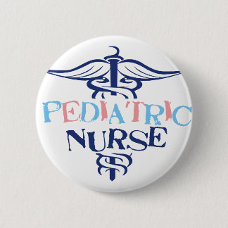 Pädiatrische Krankenschwester Button