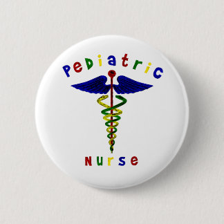 Pädiatrische Krankenschwester Button