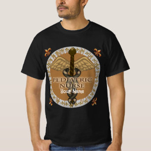 Pädiatrische Krankenschwester Caduceus T-Shirt
