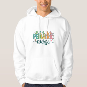 Pädiatrische Krankenschwester Dinosaurier Vintage Hoodie