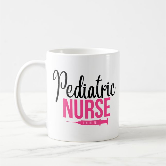 Pädiatrische Krankenschwester Funny Gift Kaffeetasse (Links)