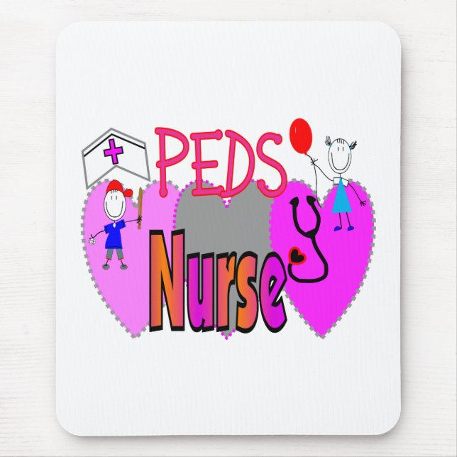 Pädiatrische Krankenschwester-Geschenke, Mousepad (Vorne)